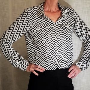 American Eagle Outfitters Button Blouse, Small